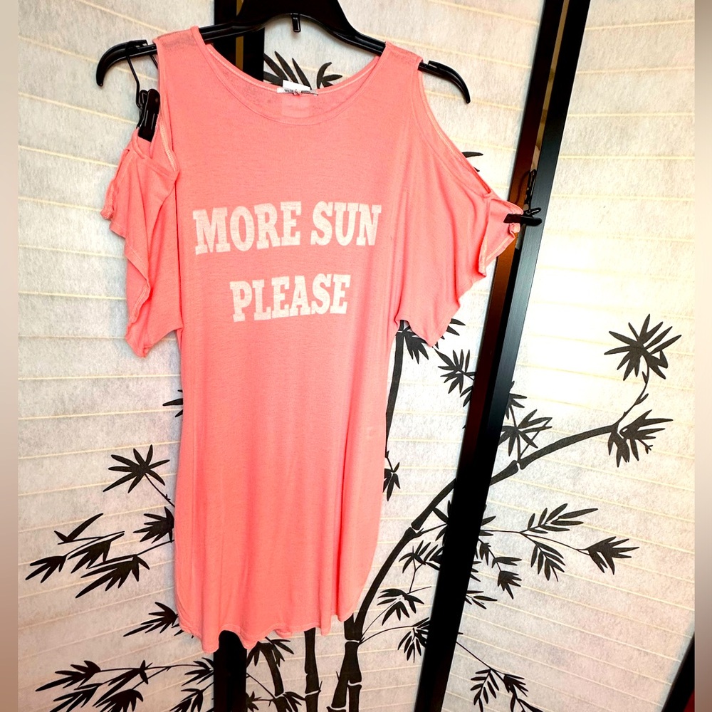 Wild fox Swim Beach Cover Up in Pink